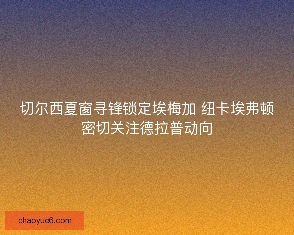 切尔西夏窗寻锋锁定埃梅加 纽卡埃弗顿密切关注德拉普动向 切尔西夏窗寻锋锁定埃梅加 纽卡埃弗顿密切关注德拉普动向